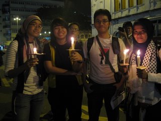 Vigil for Palestinians in Gaza